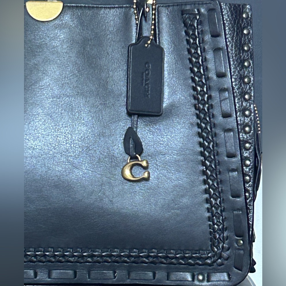 COACH Dreamer 34 Whipstitch Shoulder Bag - Picture 4 of 17